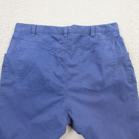 Borelio Mens 5-Pocket Chino Pants size 36‎ x 30 Straight Leg Grenier's Blue - Picture 7 of 12